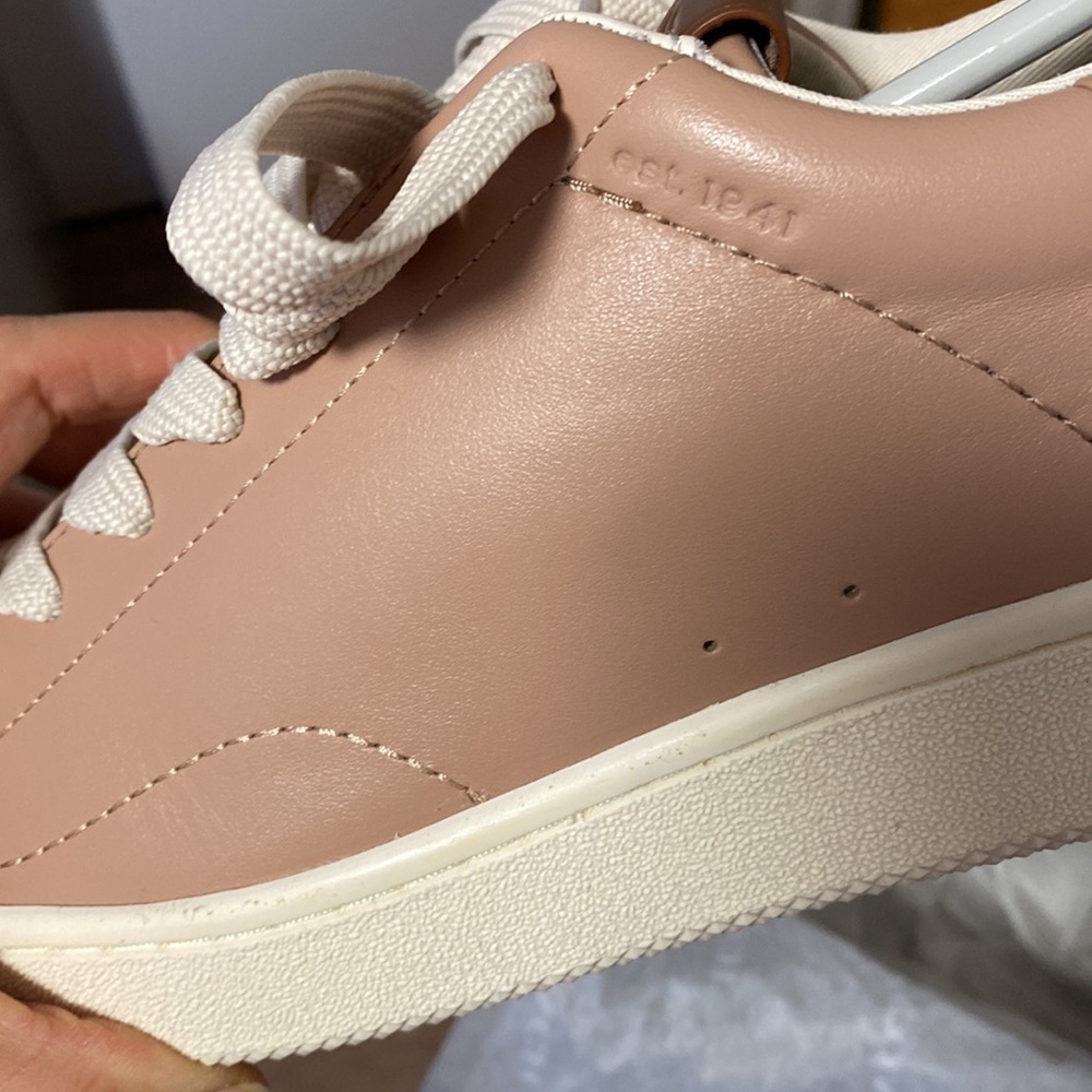Coach low top leather sneaker 10. Pale blush (pink) - Picture 7 of 7